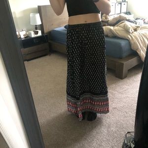 Multi print maxi dress